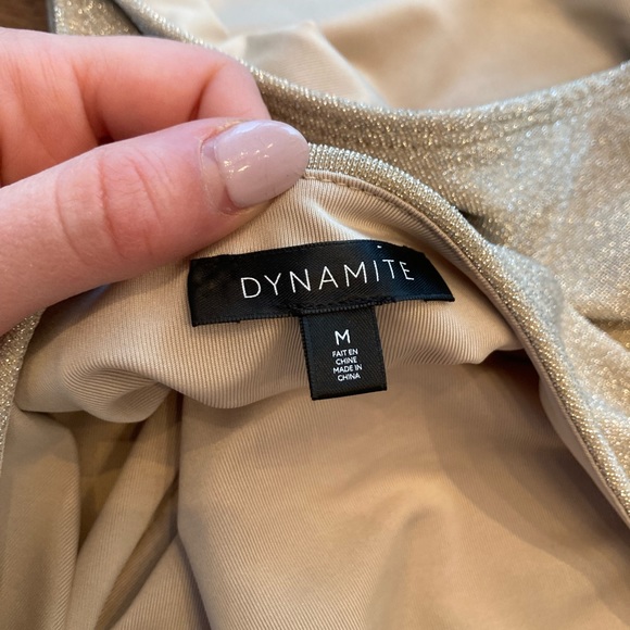 Golden crop top - Picture 3 of 3